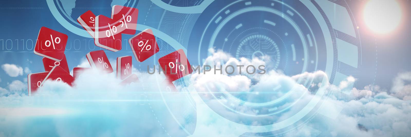 Composite image of percent sign vector icon by Wavebreakmedia