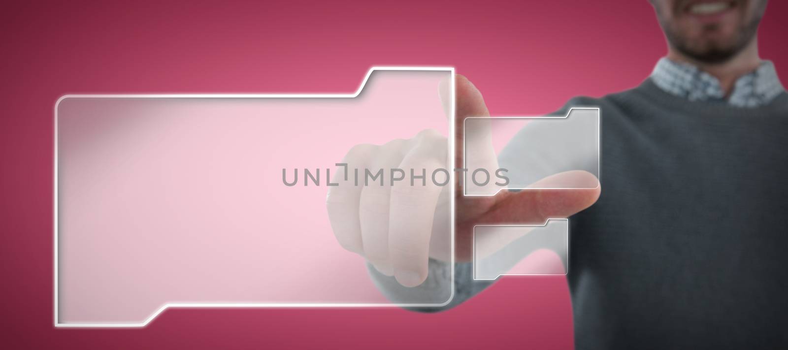 Composite image of hand gesture against white background by Wavebreakmedia