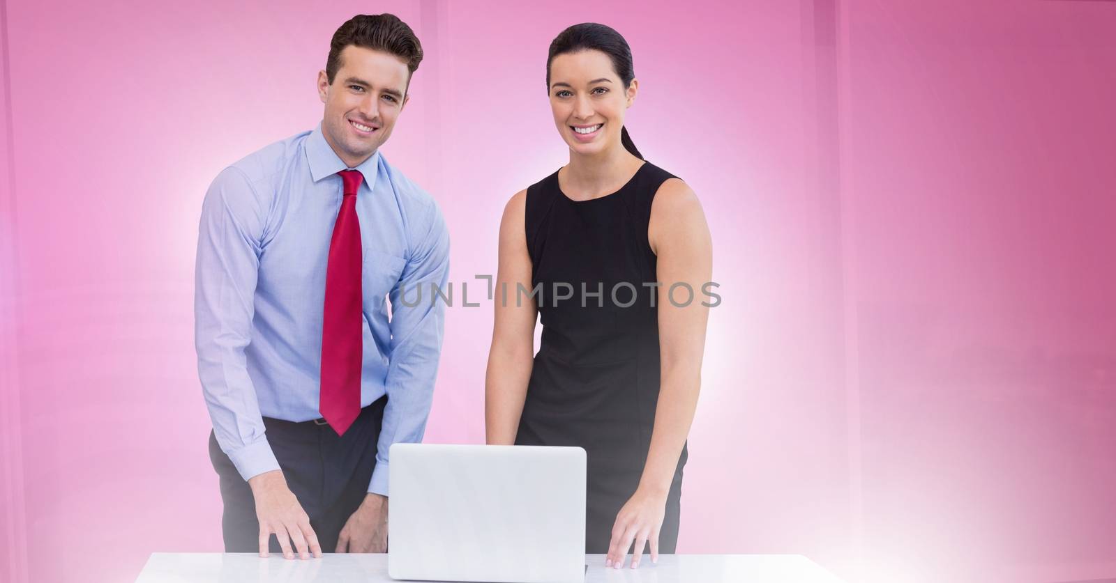 Business people working on laptop by Wavebreakmedia