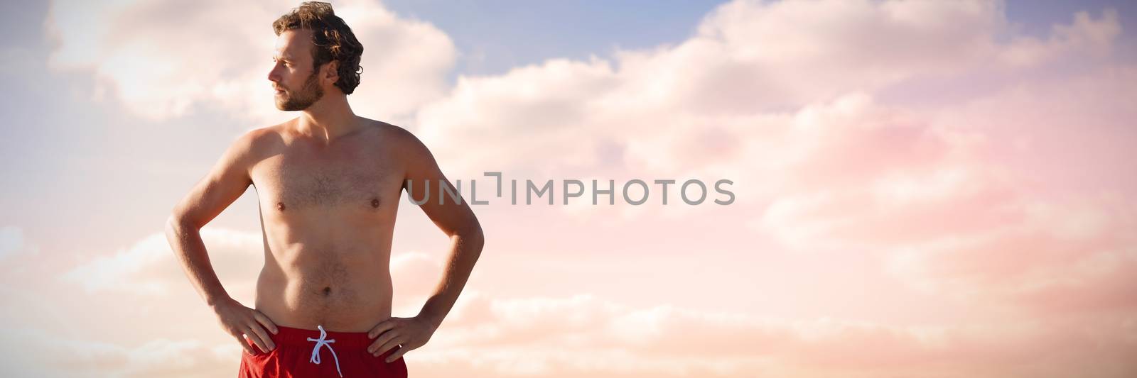 Composite image of men in summer  by Wavebreakmedia