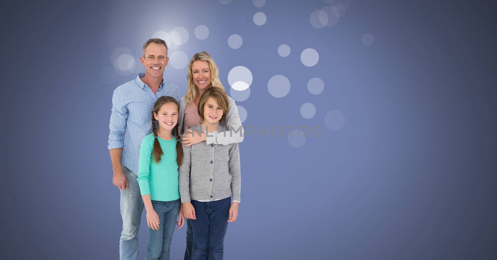 Family with sparkles by Wavebreakmedia