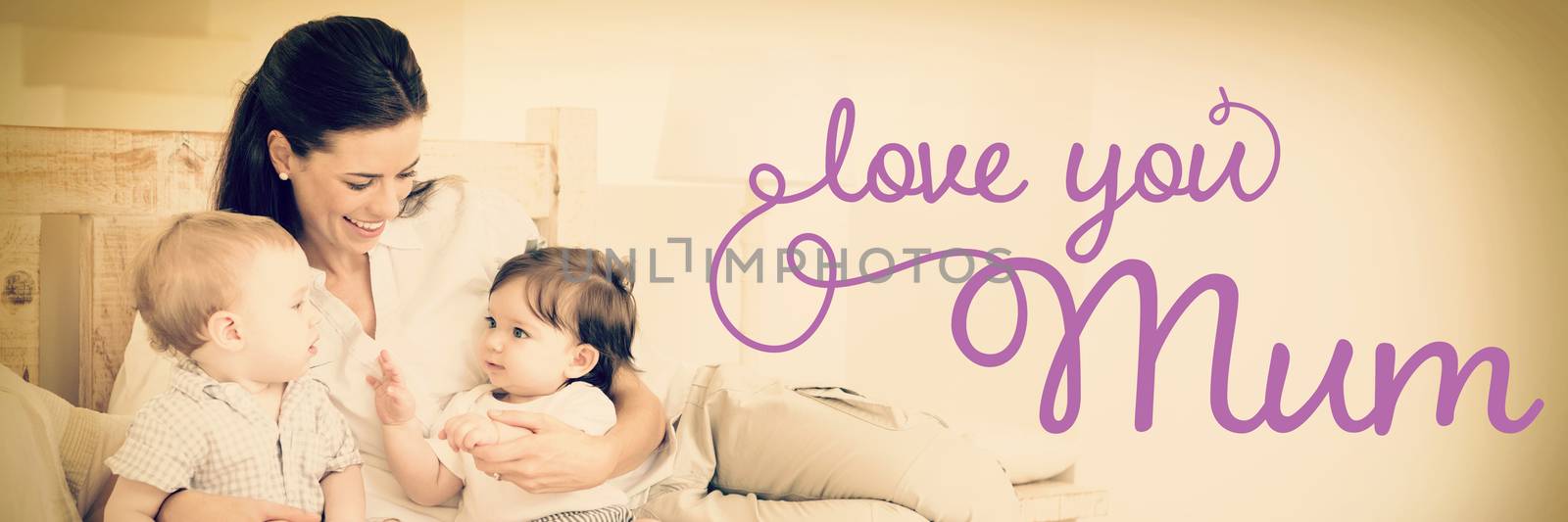 Composite image of mothers day message by Wavebreakmedia