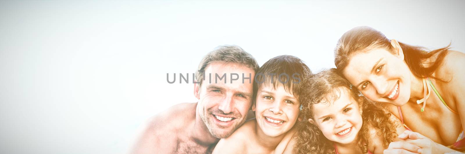 Family at the beach