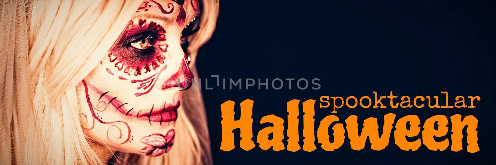 Composite image of graphic image of spooktacular halloween text by Wavebreakmedia