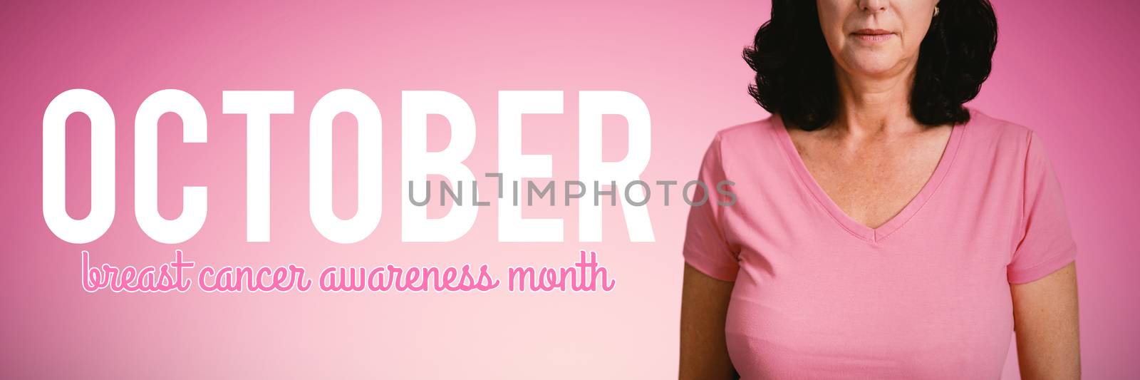 Women in pink standing against abstract maroon background