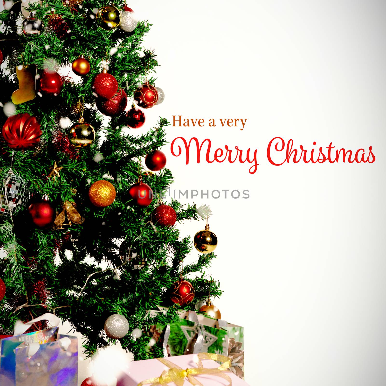 Composite image of christmas card by Wavebreakmedia