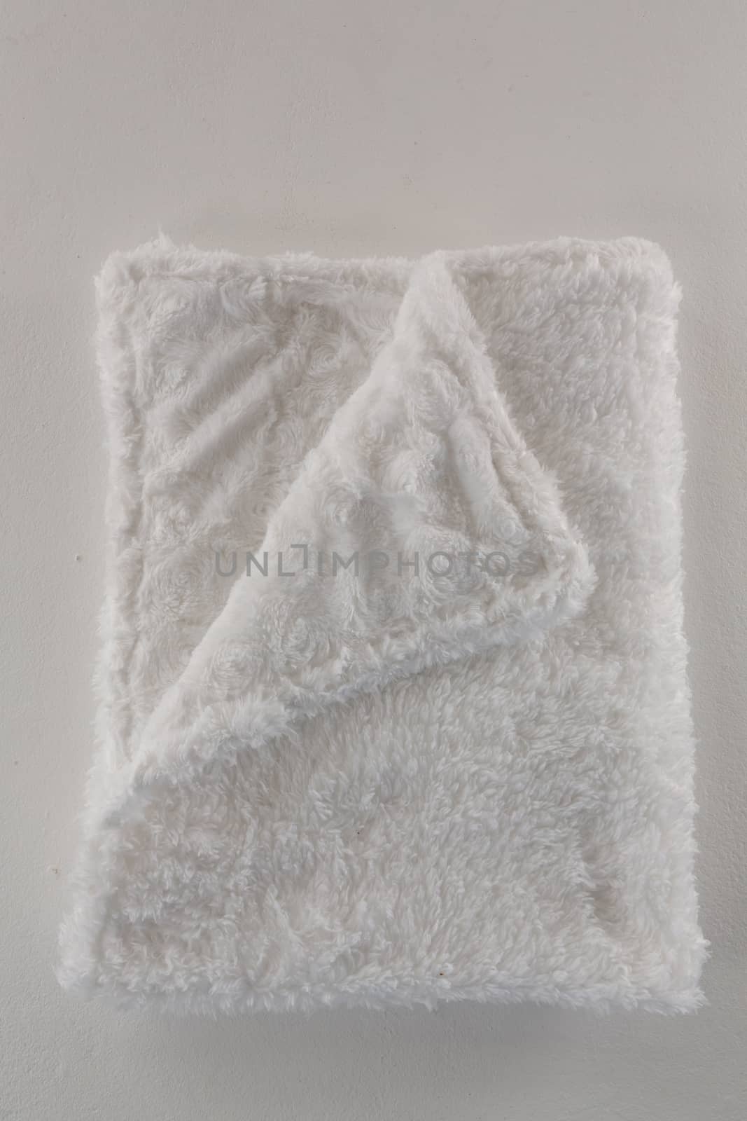 Close-up of white towel