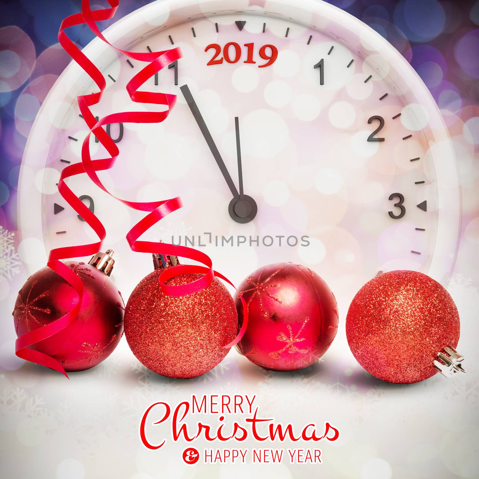 Composite image of merry christmas message by Wavebreakmedia