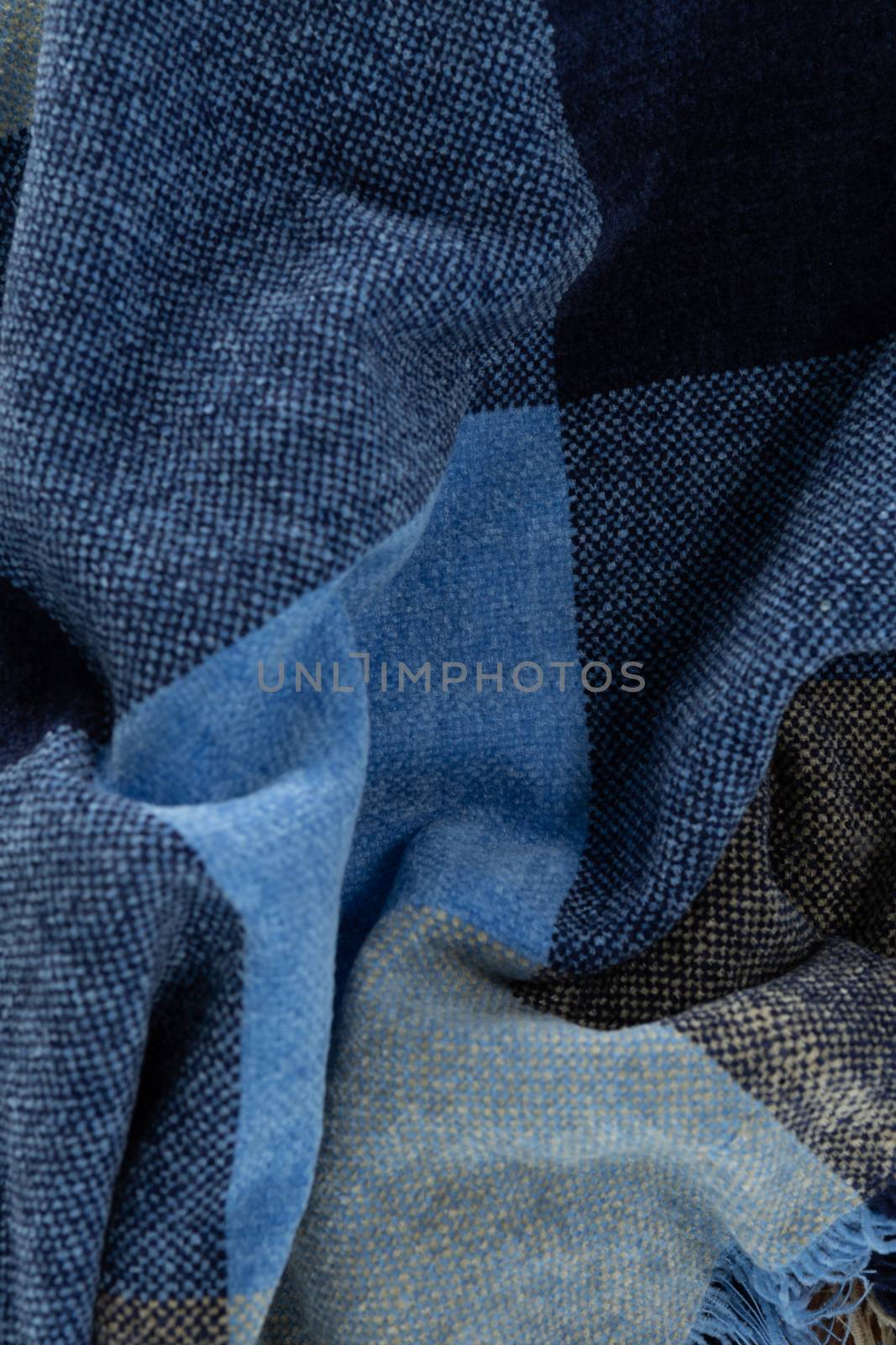 Full frame of checkered blanket