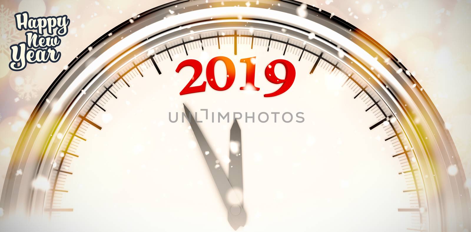 Composite image of happy new year by Wavebreakmedia
