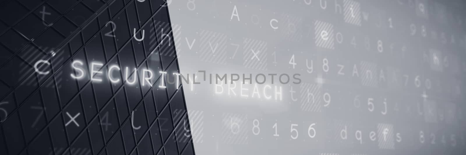 Composite image of virus background by Wavebreakmedia