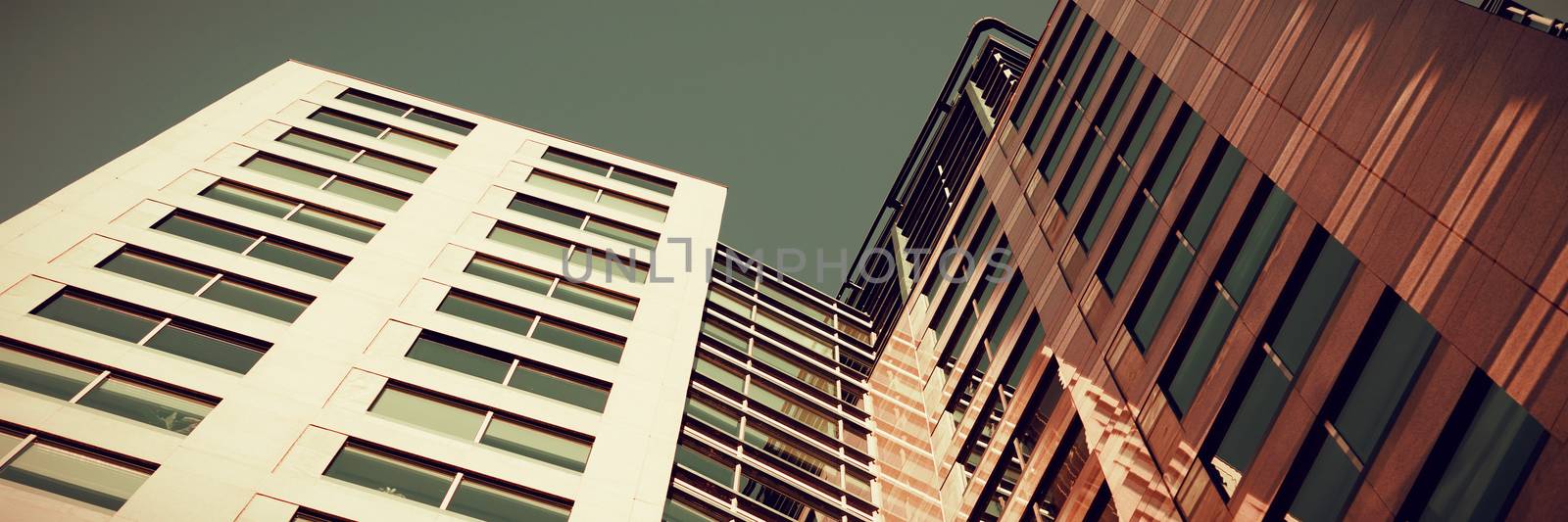 Low angle view of  office building by Wavebreakmedia