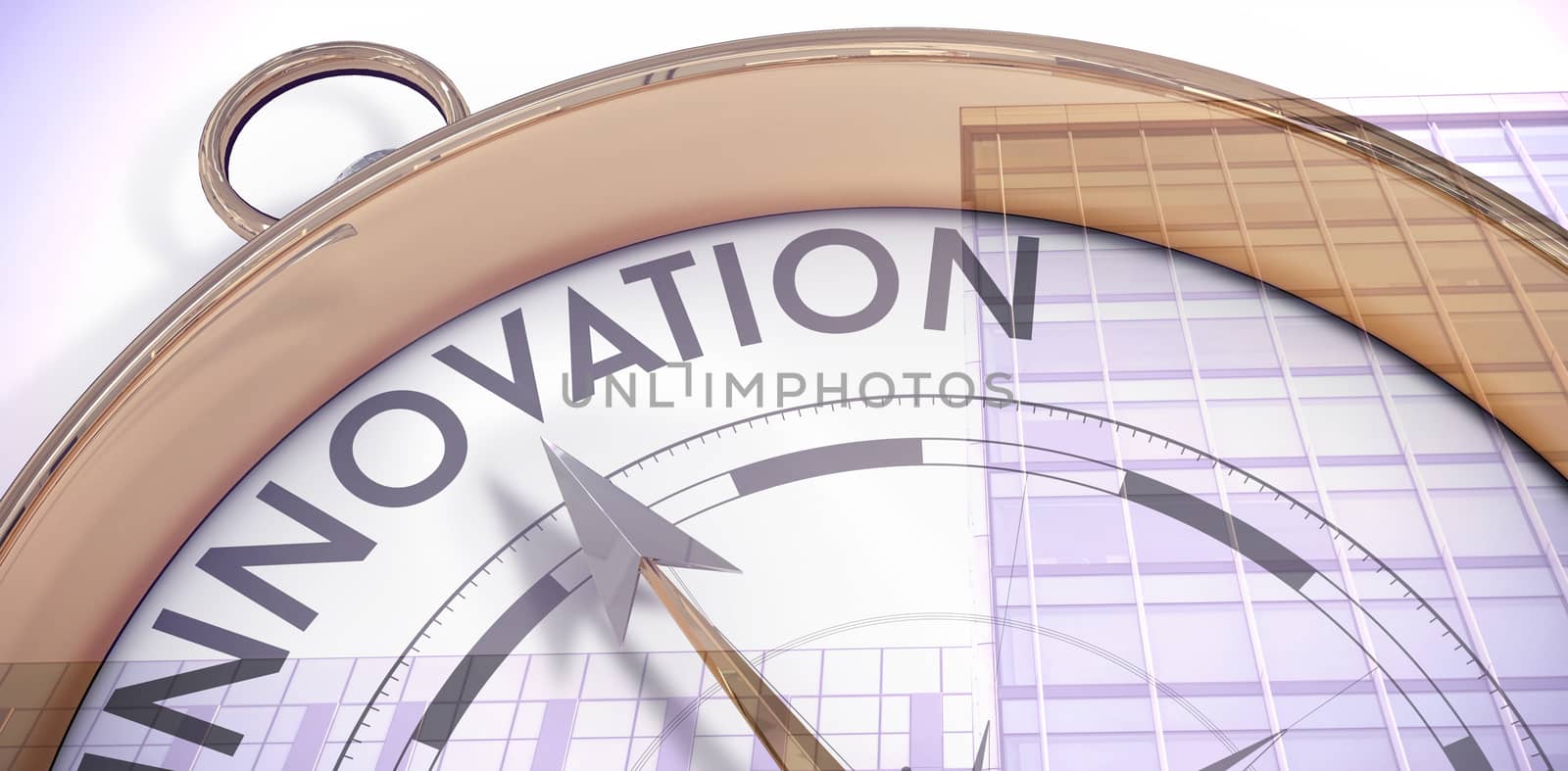 Composite image of compass pointing to innoavtion by Wavebreakmedia