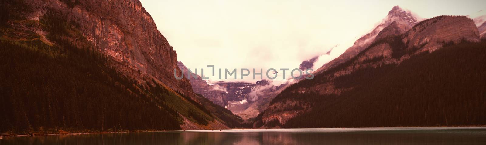 Beautiful mountain and lake at countryside