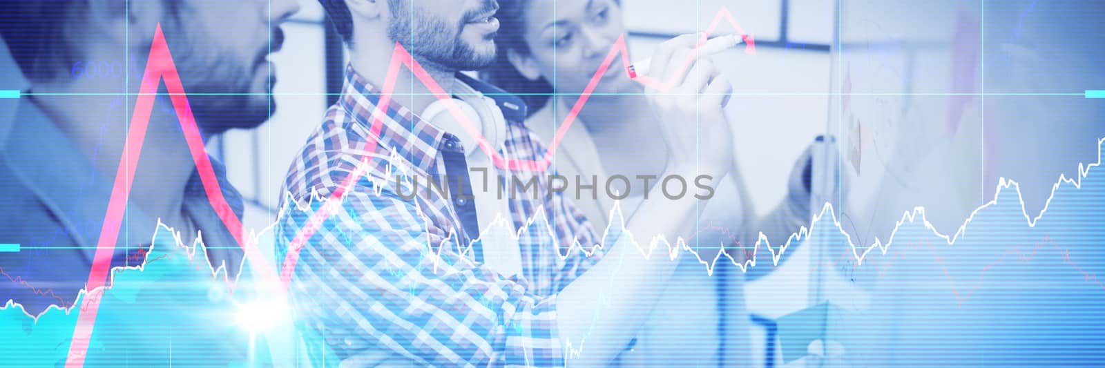 Composite image of stocks and shares by Wavebreakmedia