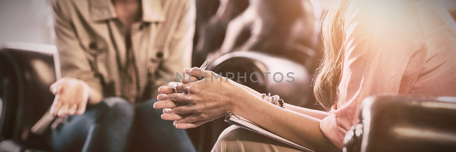  Psychologist having session with her patient by Wavebreakmedia