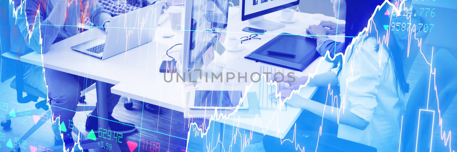 Composite image of stocks and shares by Wavebreakmedia