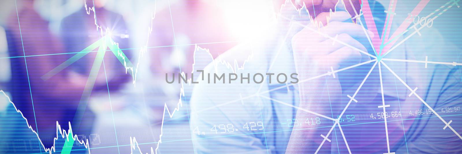 Composite image of stocks and shares by Wavebreakmedia