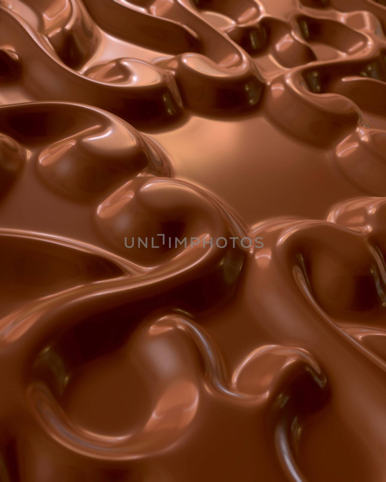 Ornate chocolate background pattern.