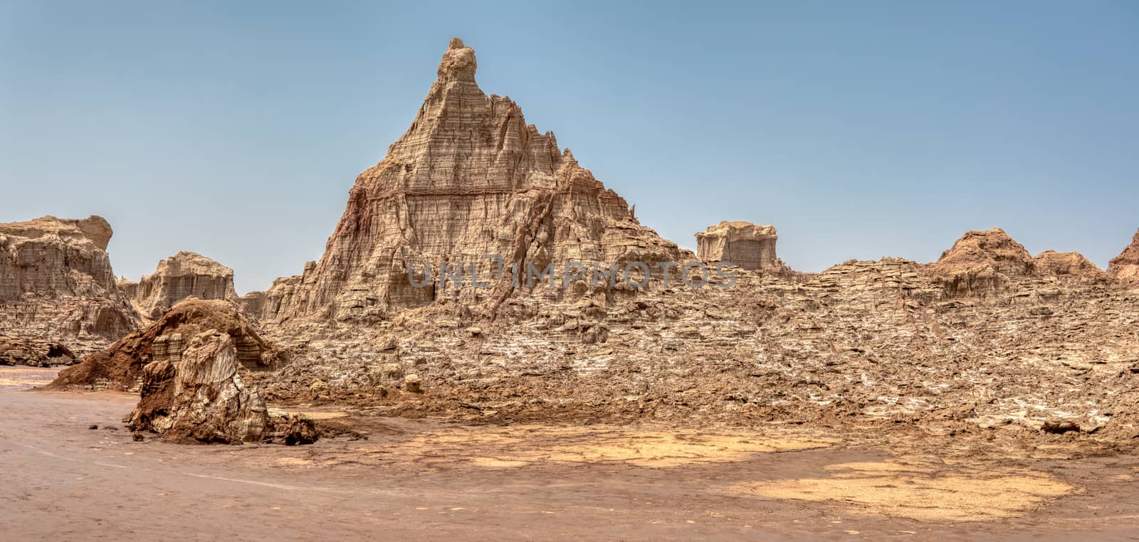 Rock city in Danakil depression, Ethiopia, Africa by artush
