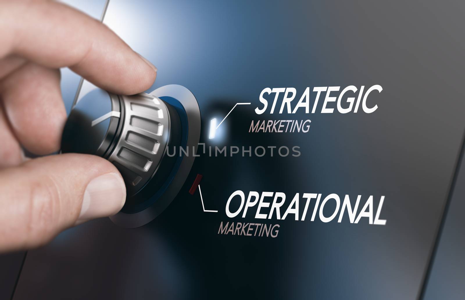 Operational or Strategic Marketing. Concept by Olivier-Le-Moal