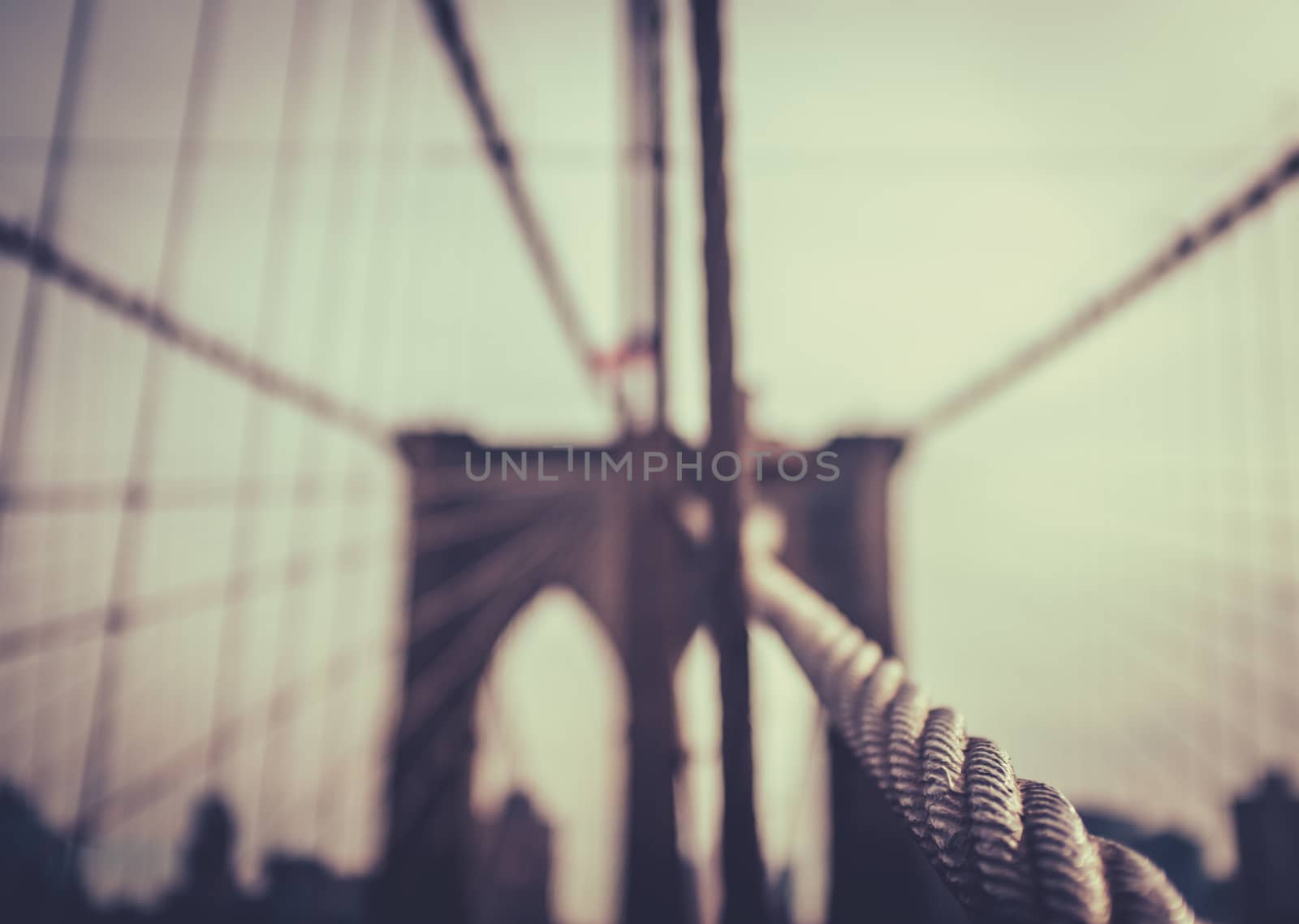 The Brooklyn Bridge In NYC by mrdoomits