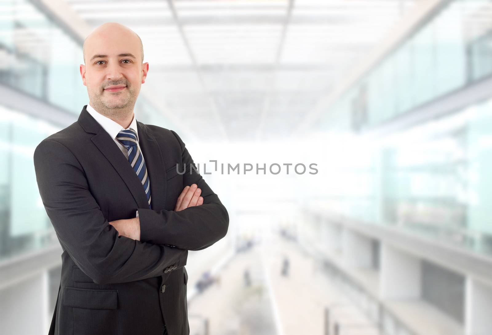 happy business man portrait at the office