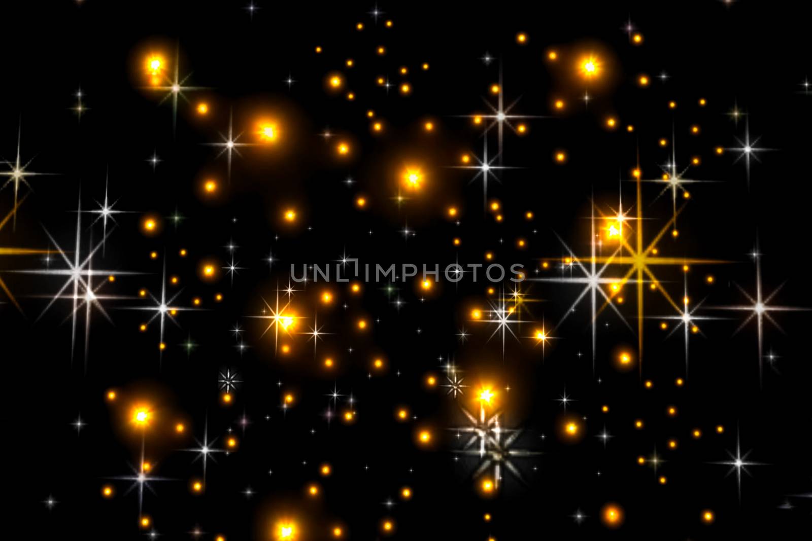 Animated stars on a black background. The starry sky. by nyrok