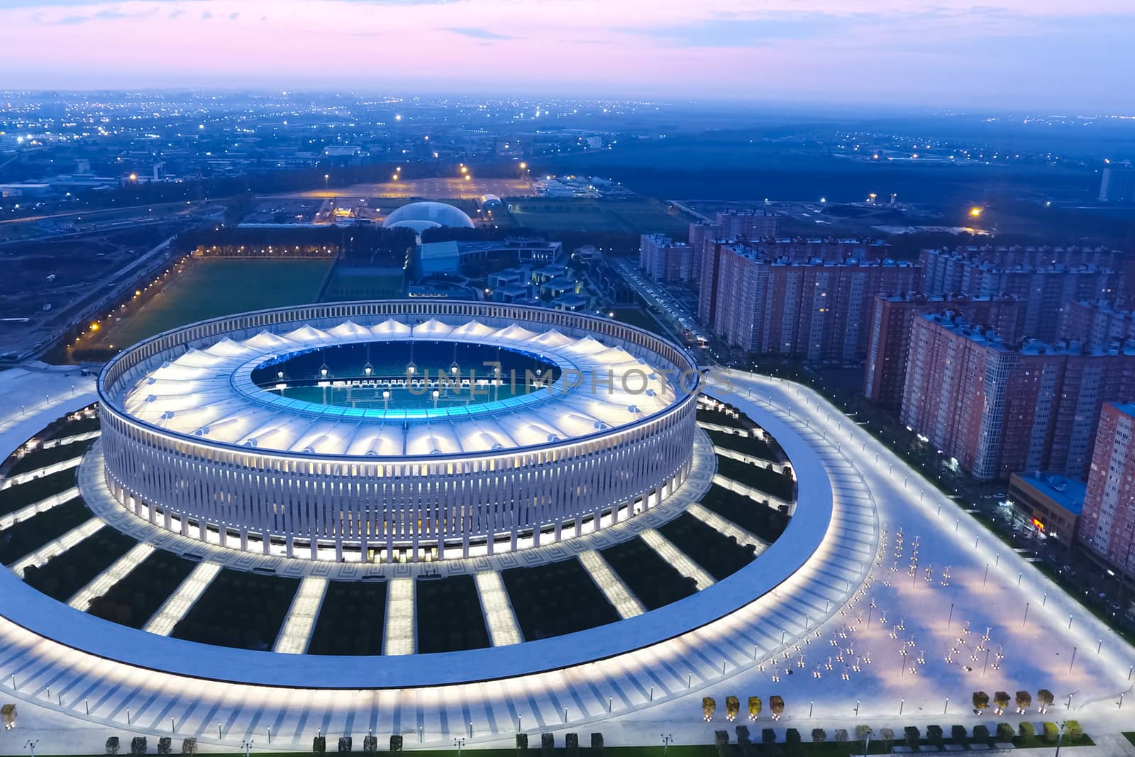 Krasnodar Stadium in the city of Krasnodar. The modern building by nyrok