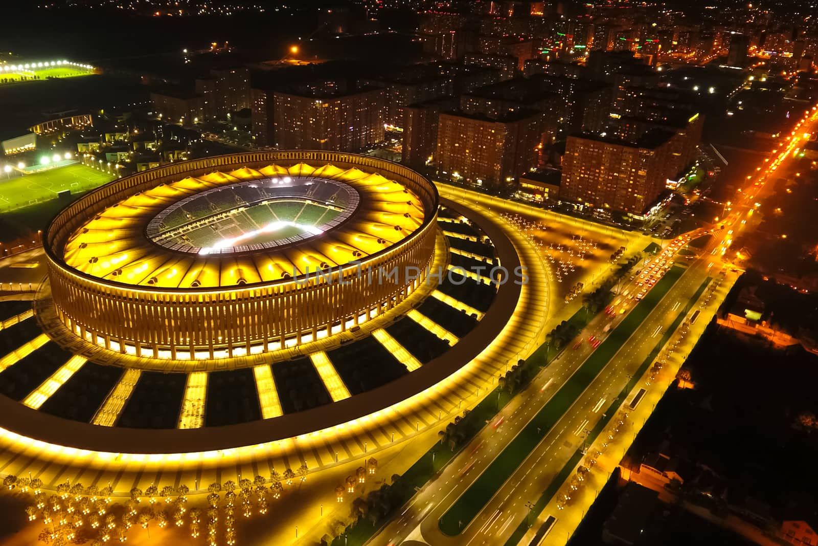 Krasnodar Stadium in the city of Krasnodar. The modern building by nyrok