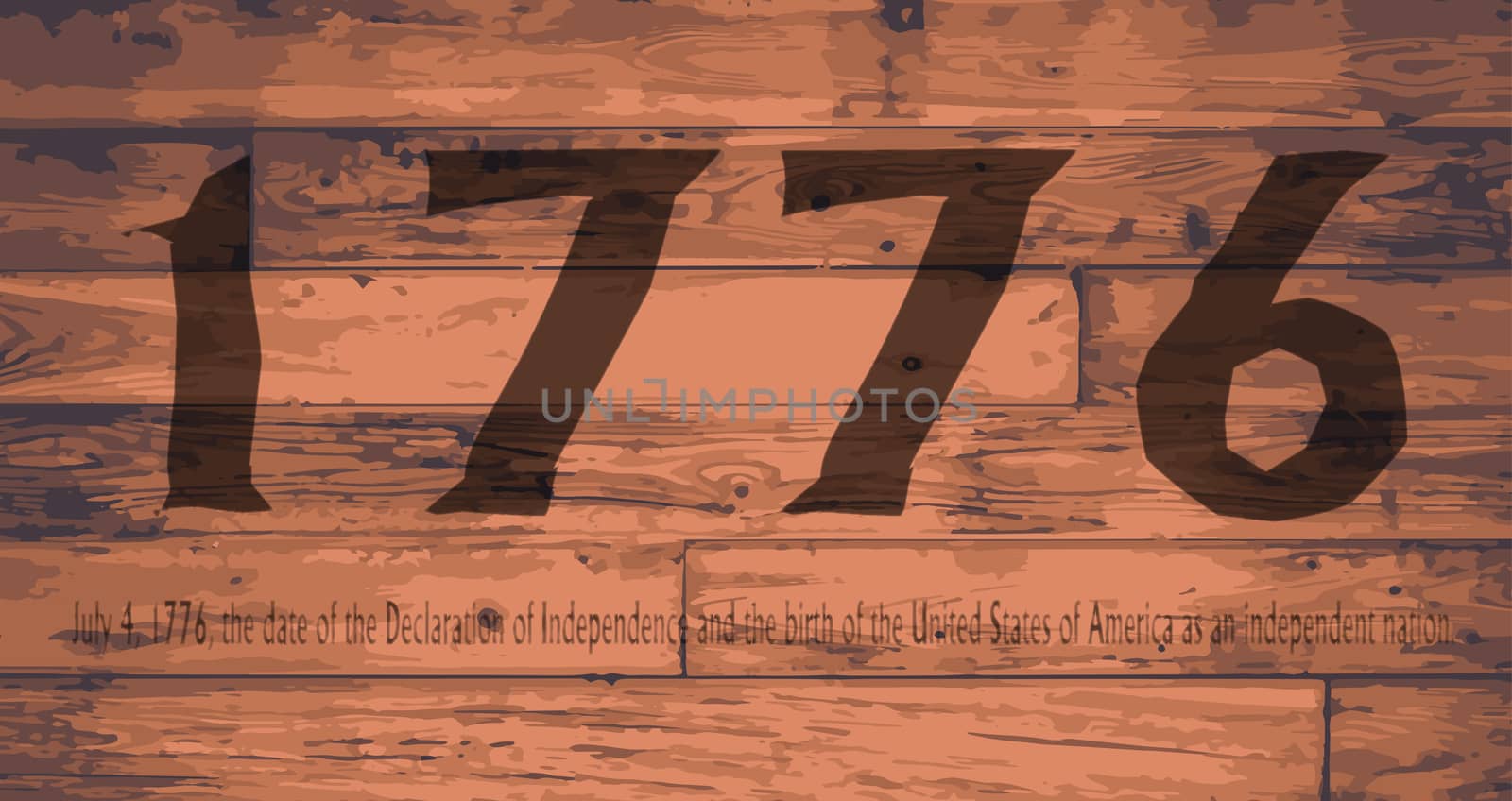 1776 Independence Day Brand by Bigalbaloo