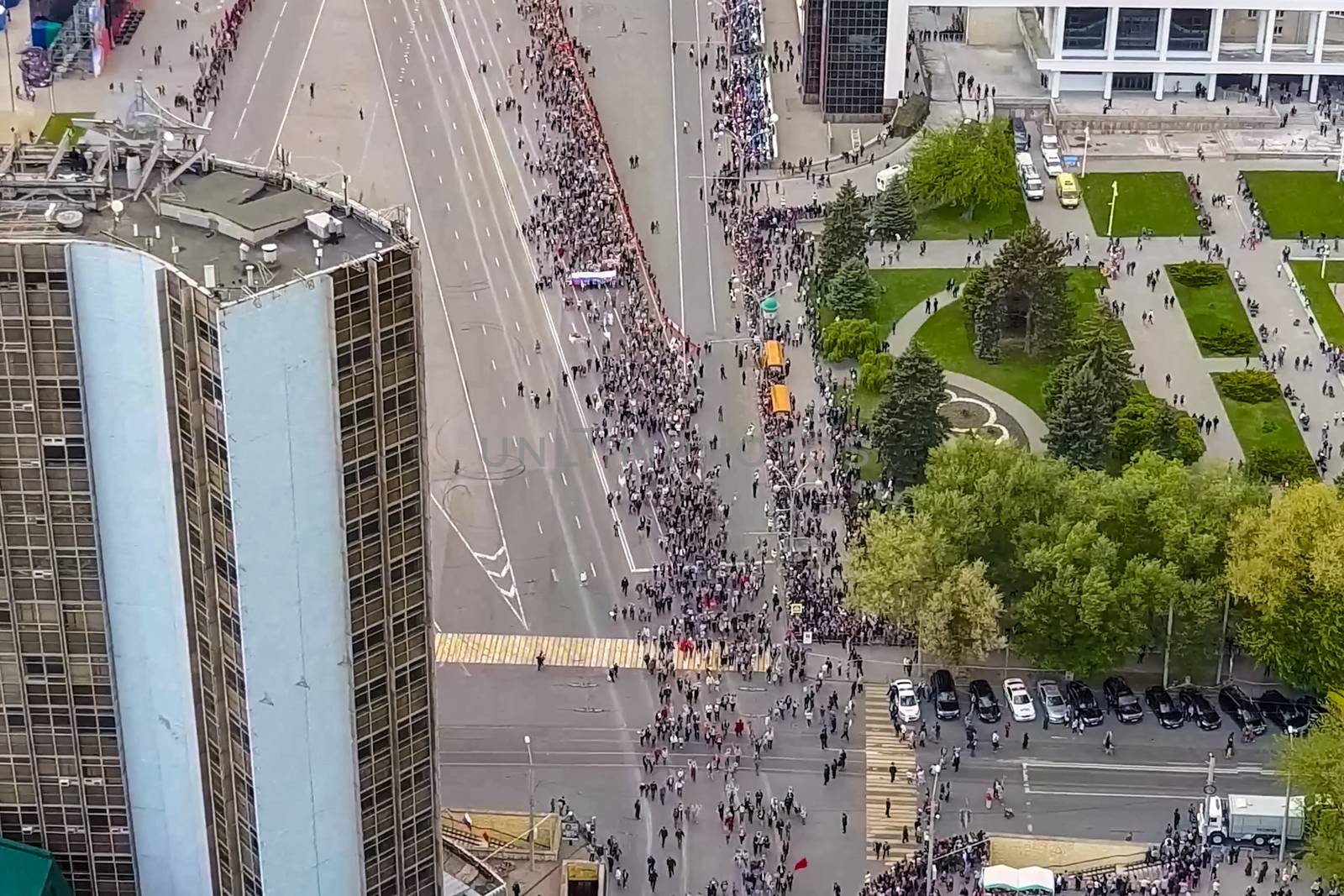 The procession of people on May 9 on the day of victory. Immortal regiment by nyrok