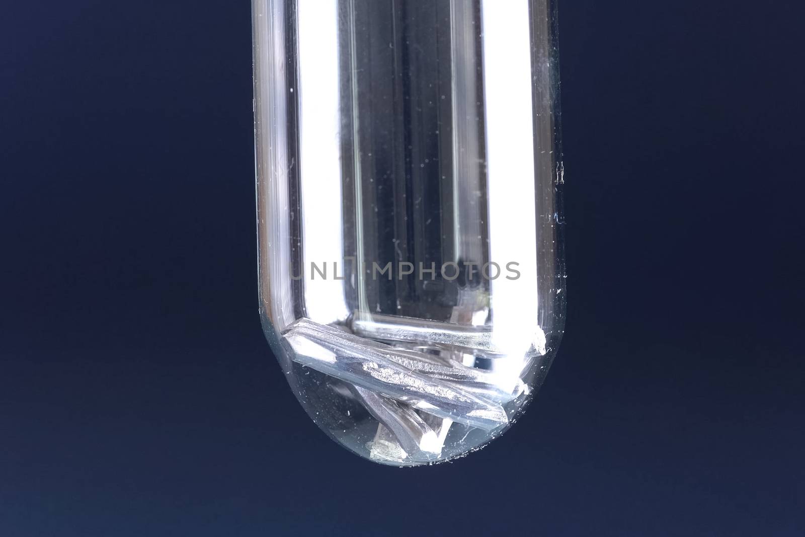 Allmium in vitro for chemical reactions. Tube the flask.