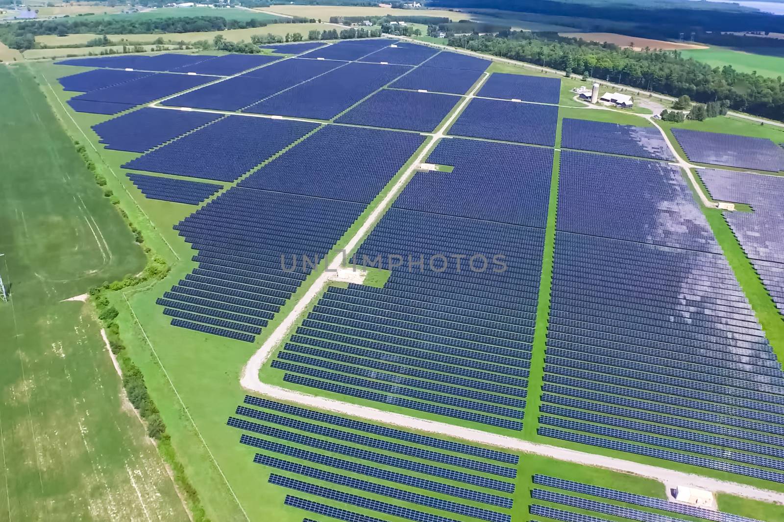 Solar panels. An alternative source of energy. Renewable energy by nyrok