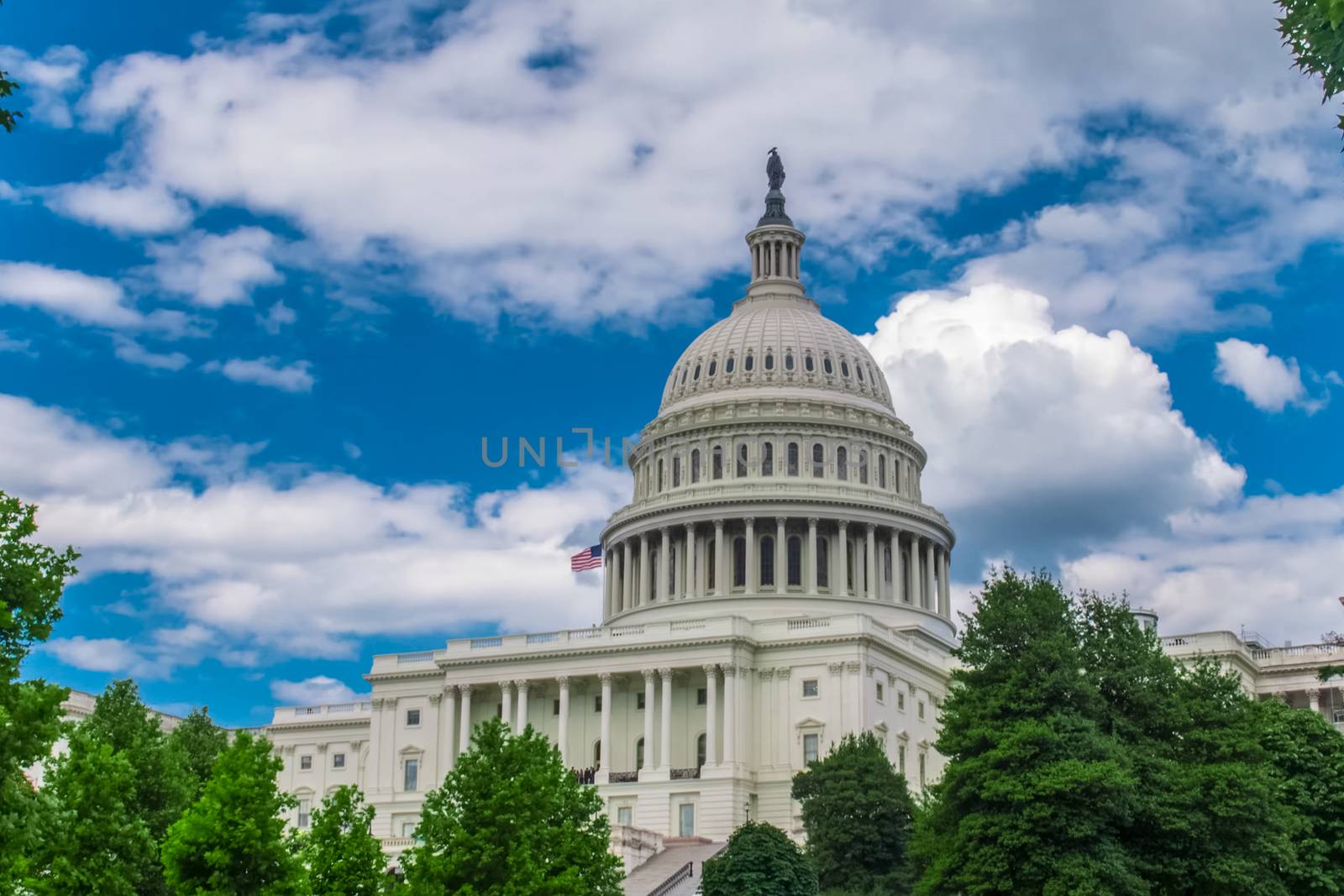 Washington, USA - June 23, 2017: Washington the white house. The symbol of America