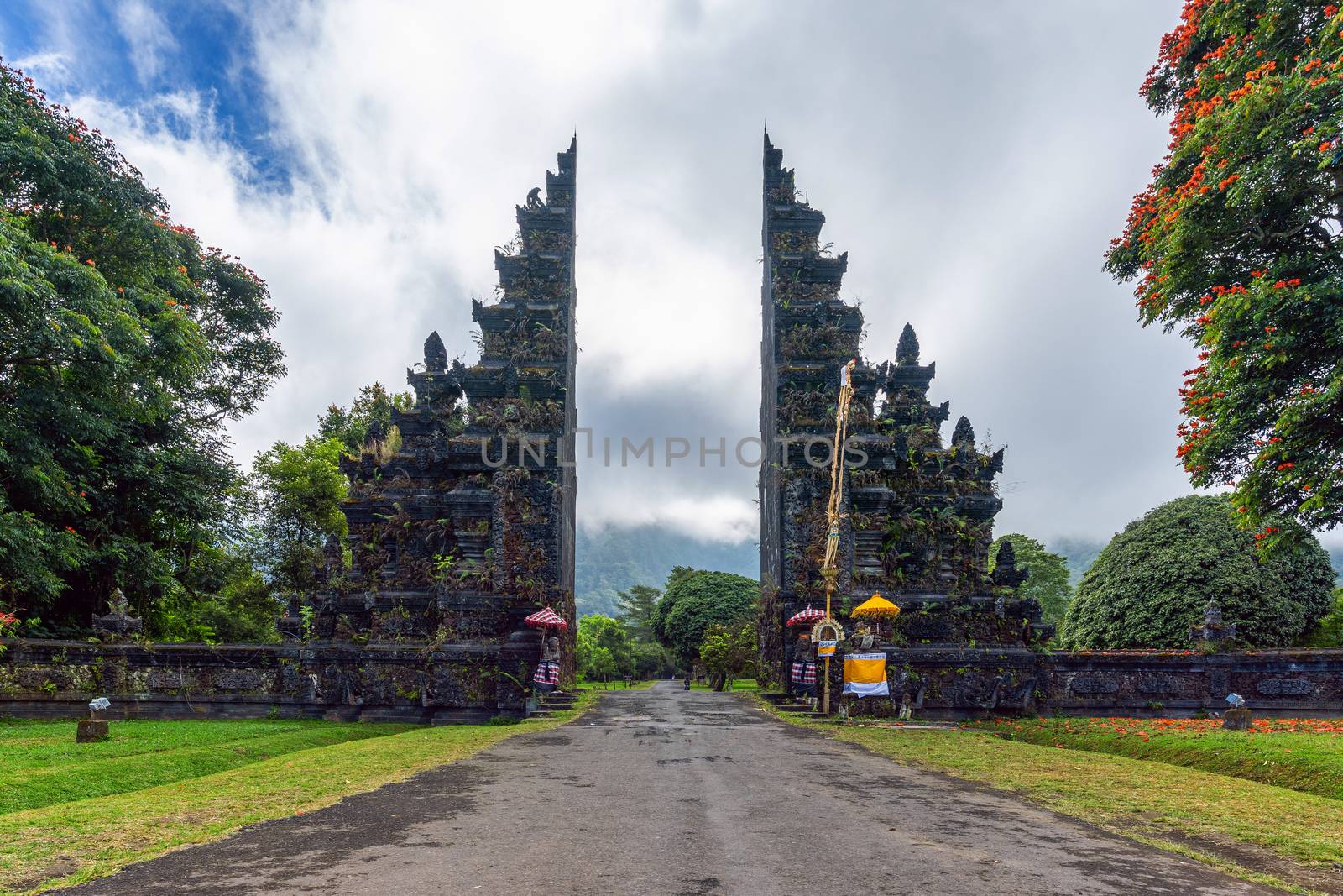 Big entrance gate in Bali, Indonesia. by gutarphotoghaphy