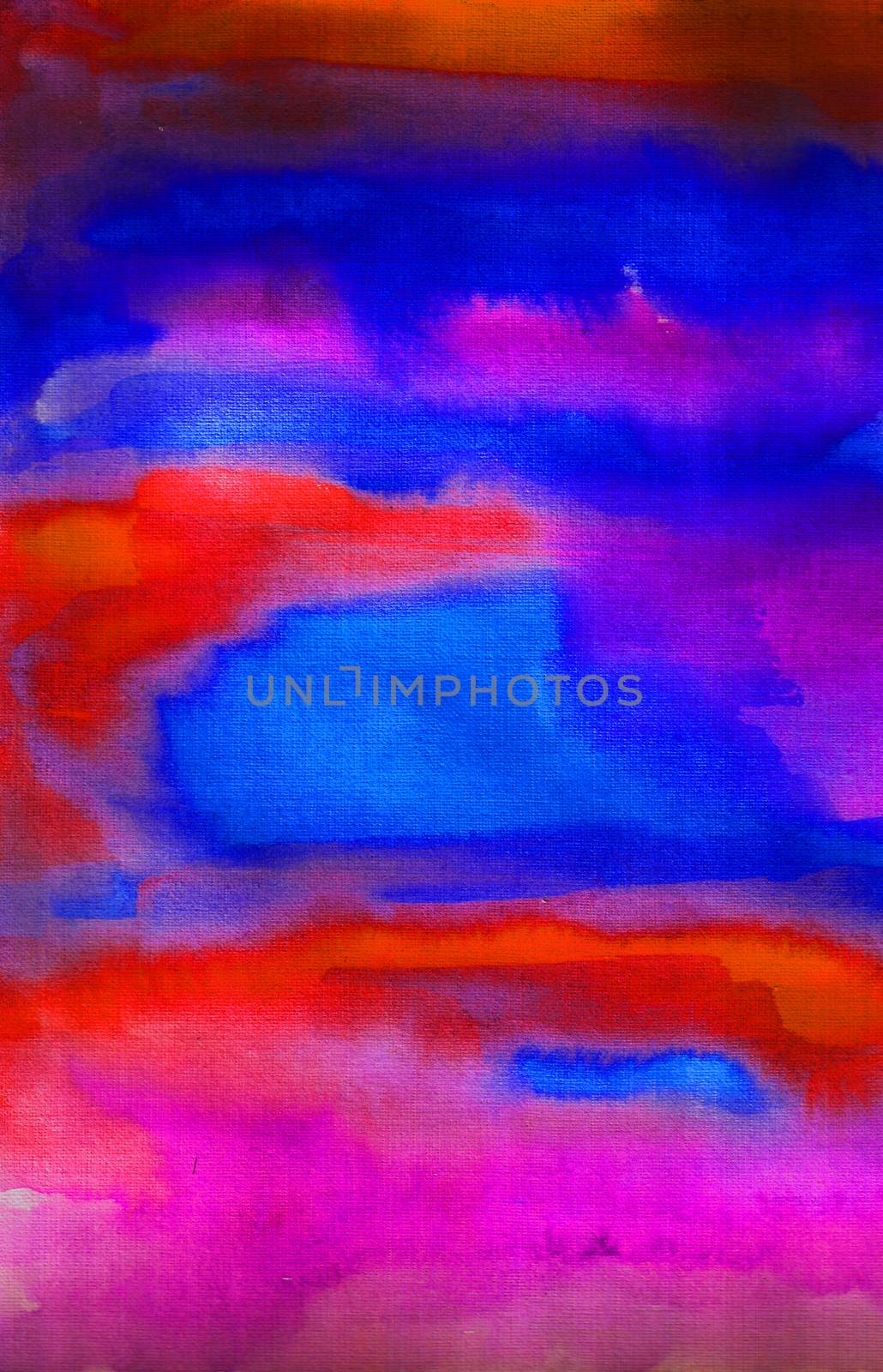 Red and blue watercolor background