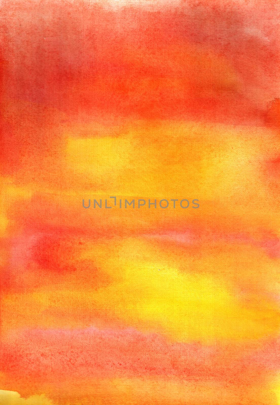 Yellow and red watercolor background