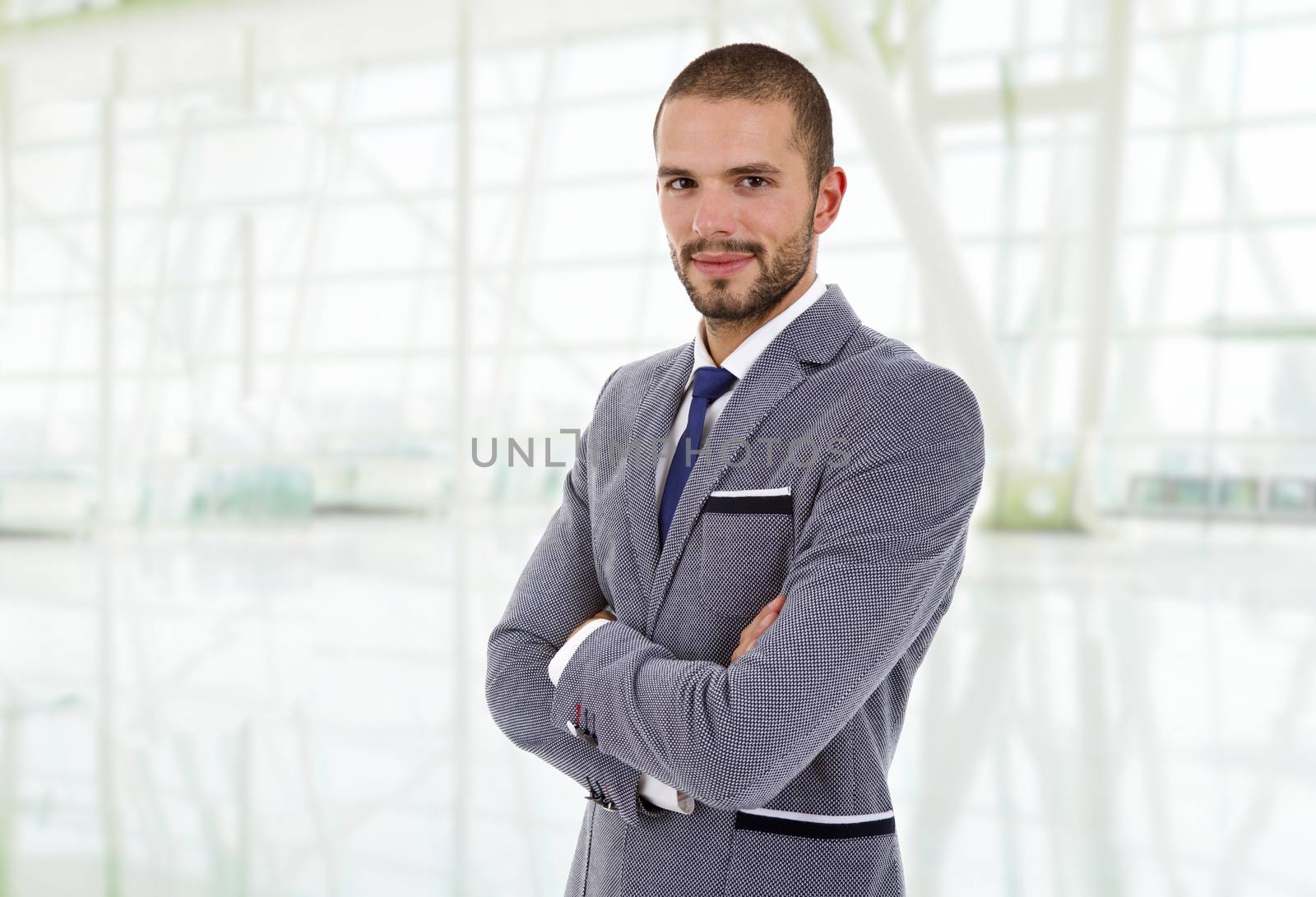 young business man portrait at the office