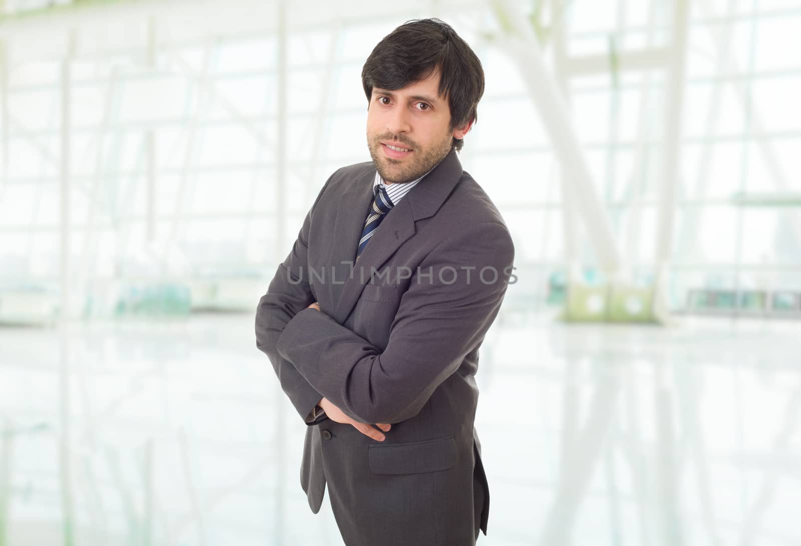 happy business man portrait at the office