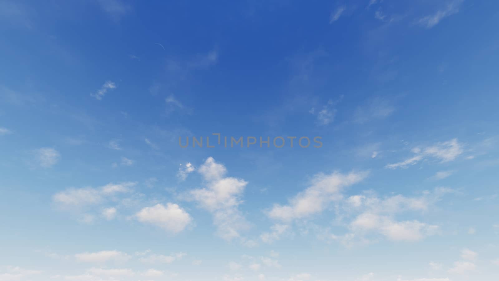 Cloudy blue sky abstract background, blue sky background with tiny clouds, 3d rendering

