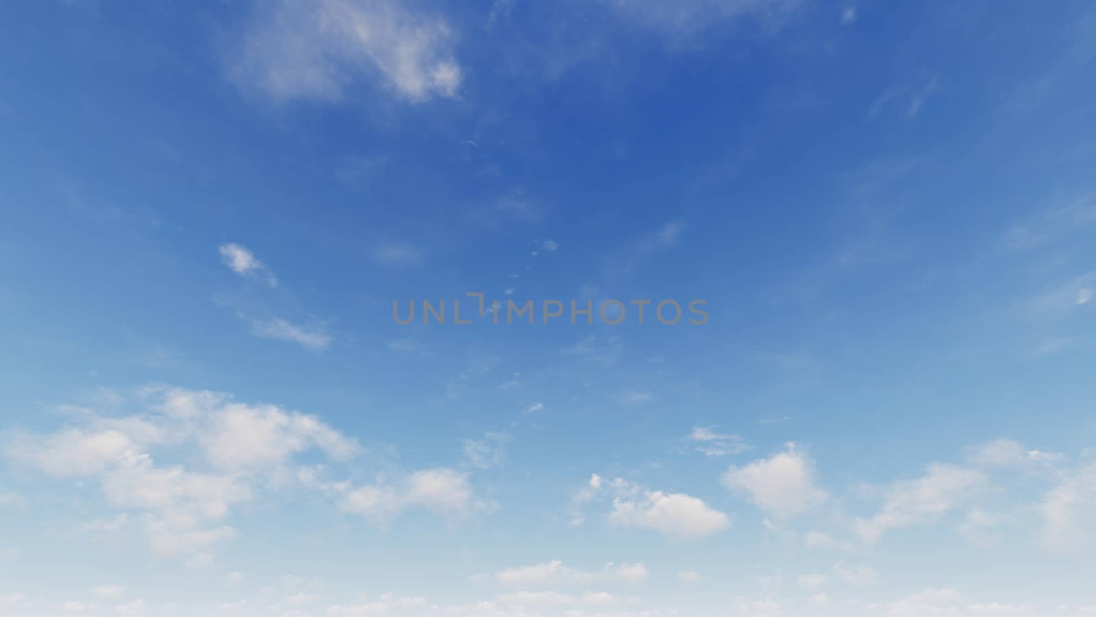 Cloudy blue sky abstract background, blue sky background with tiny clouds, 3d rendering

