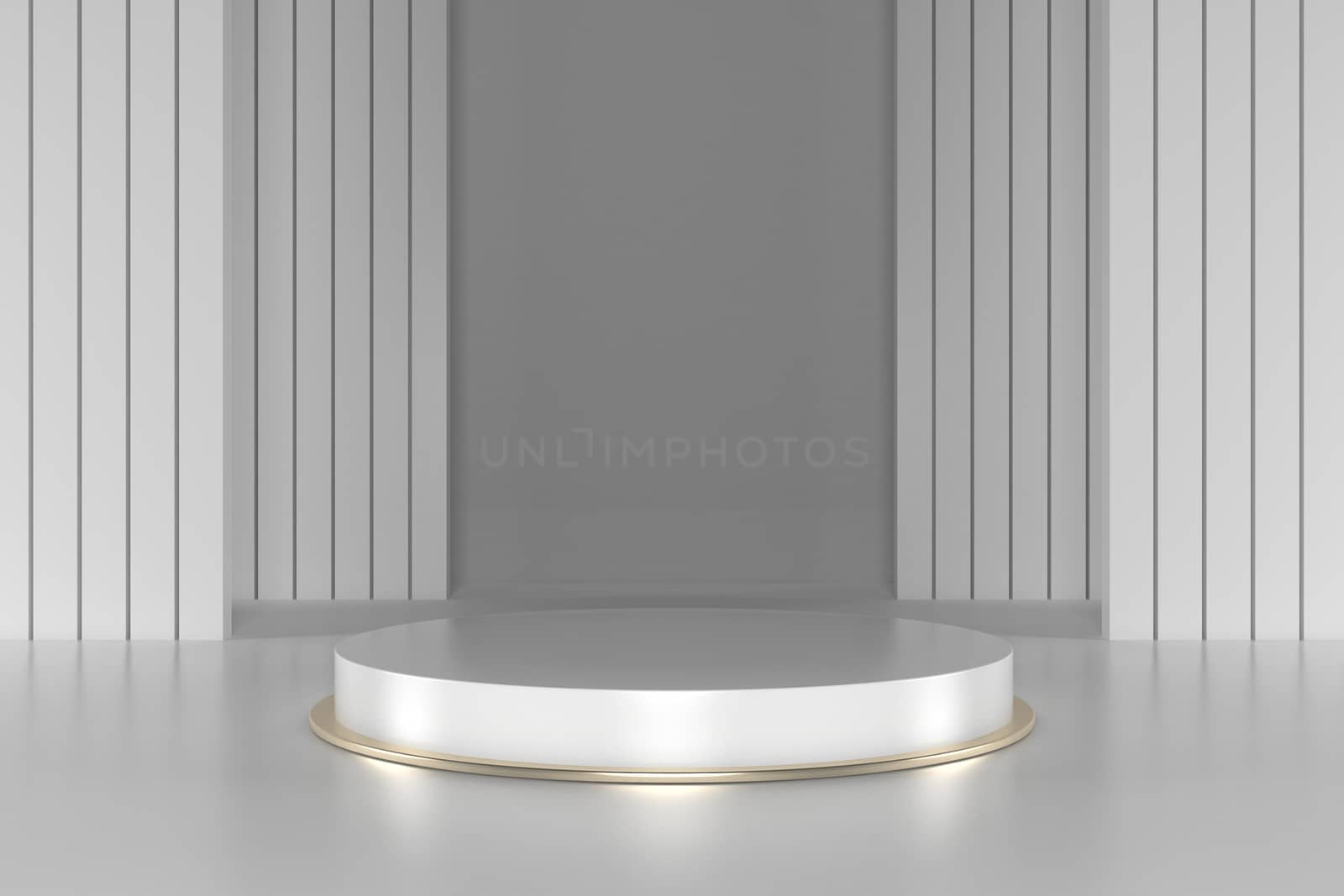 3d render, abstract geometric background, cylinder podium, minimalistic primitive shapes, modern mock up, blank template, empty showcase, shop display