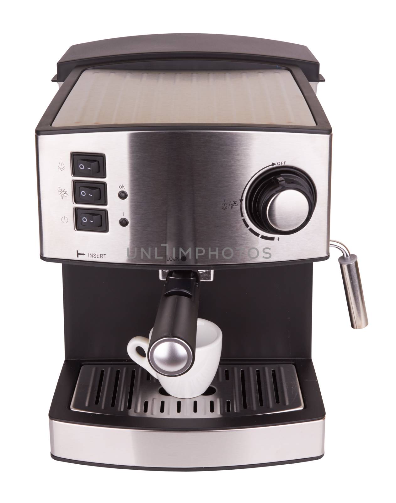 Coffee maker isolated by pioneer111