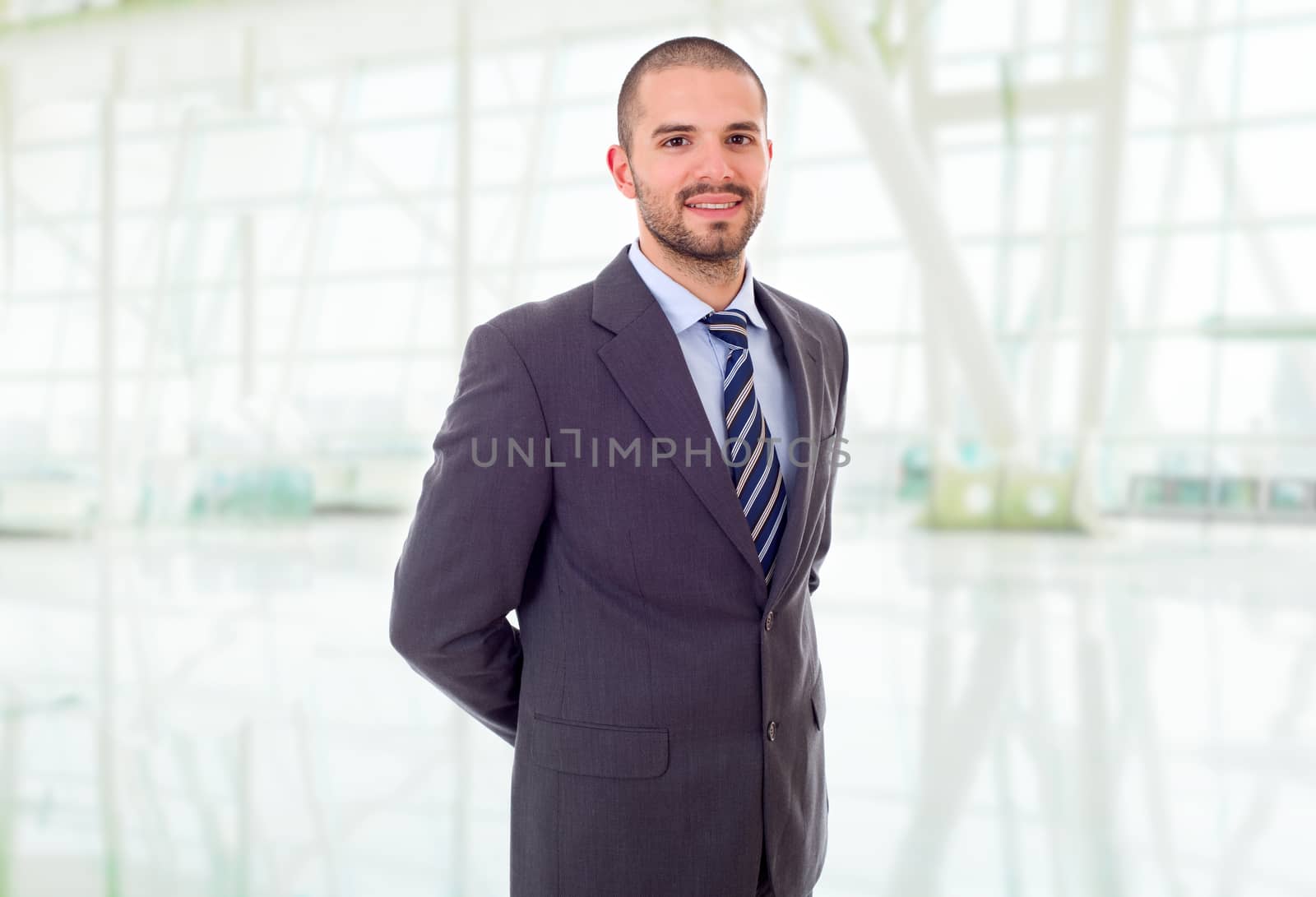 young business man portrait at the office