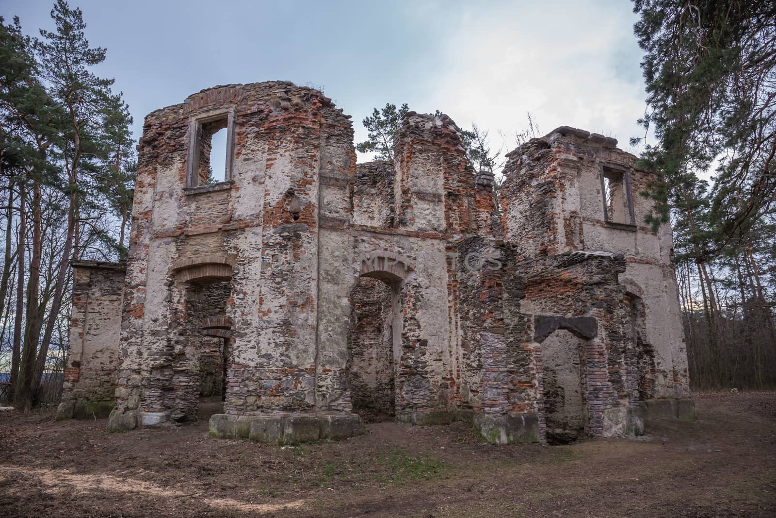 Ruins of Belvedere Summer Palace A Chapel of Sts. John the Baptist