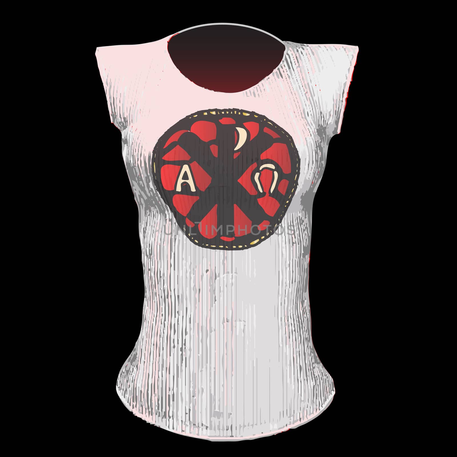 The Alpha Onega sign as a T shirt design