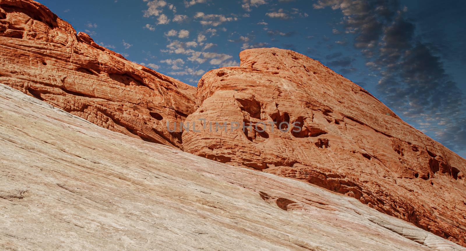 Erosion on Red Rock in Valley of Fire