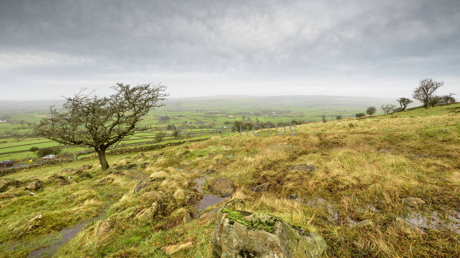 A view from the foothill of Slemish Mountain, Ballymena, Northern Ireland.