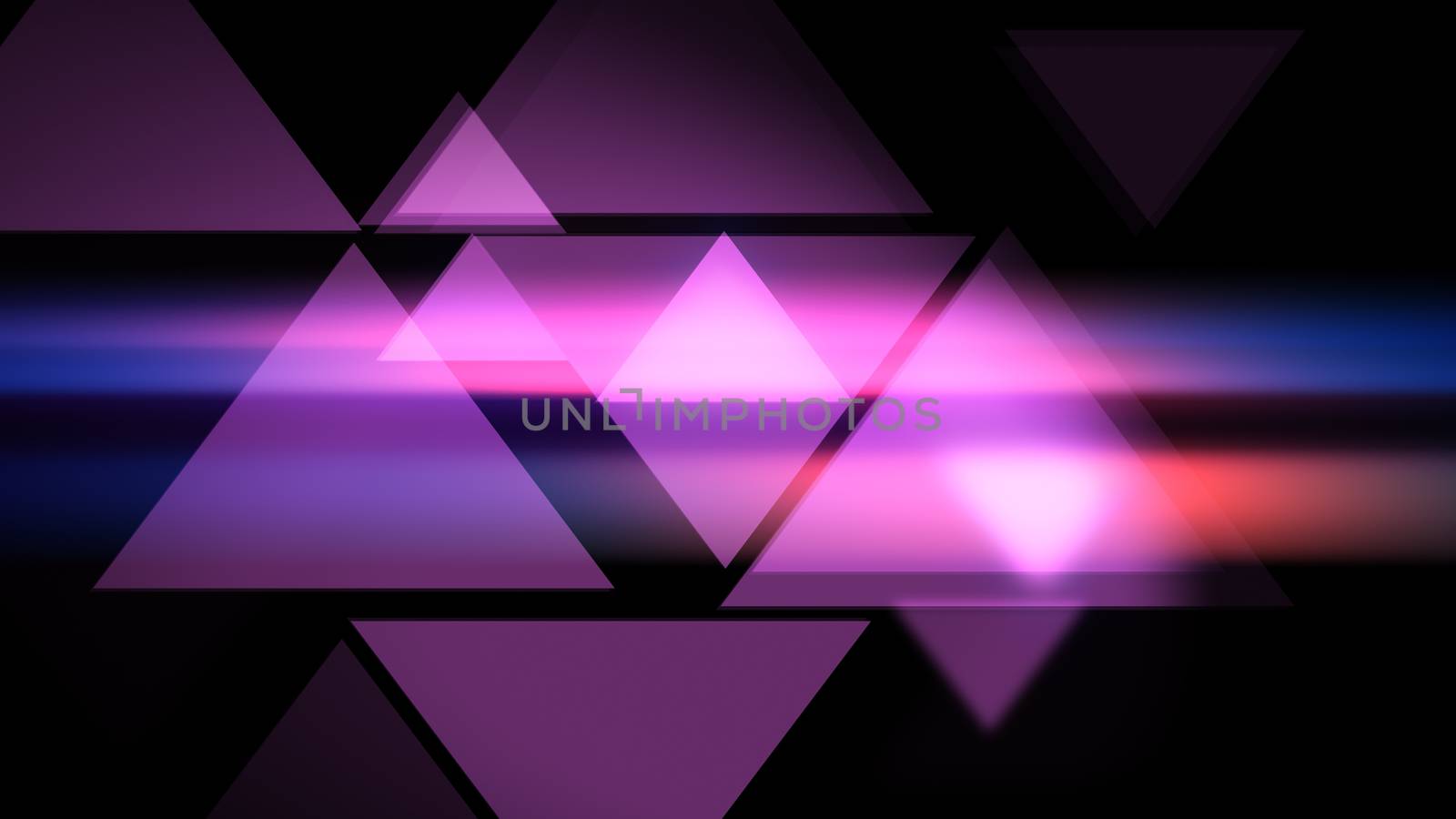 Pink Triangles smooth modern background. 2d illustration.
